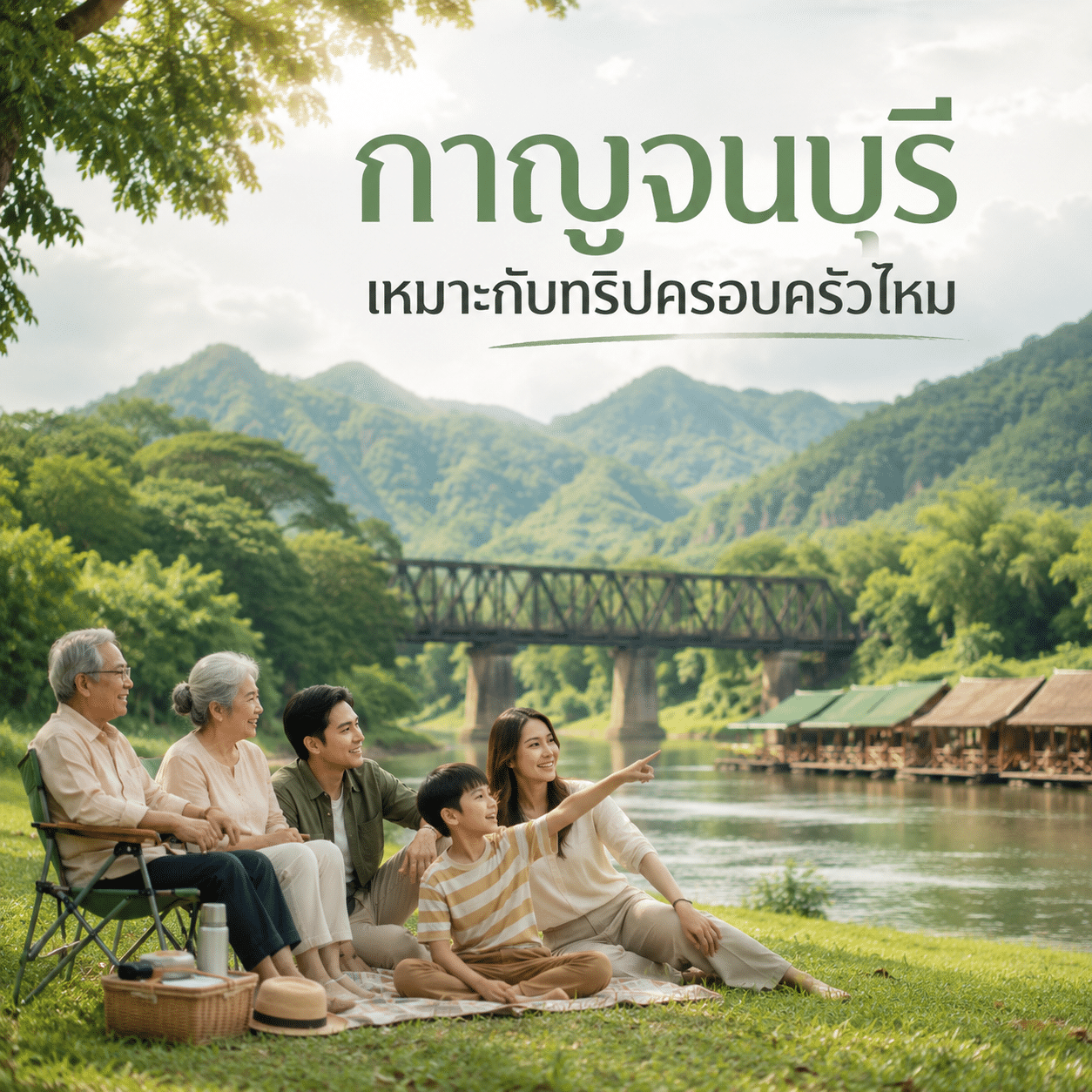 กาญจนบุรีเหมาะกับทริปครอบครัวไหม